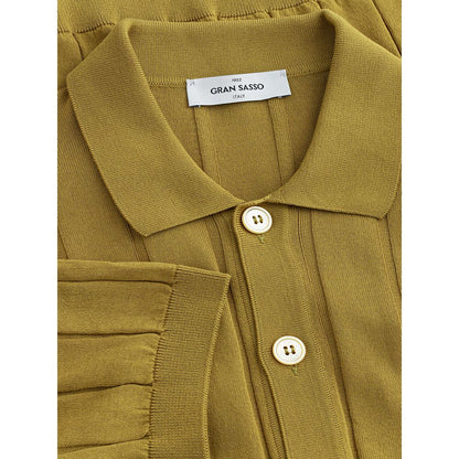 Gran Sasso Elegant Groen Katoenen T-Shirt voor Heren