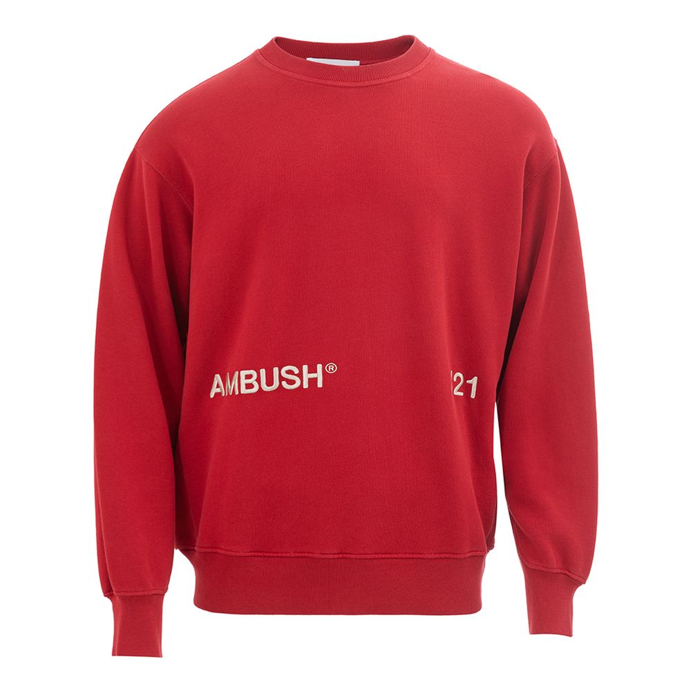 Pull en coton rouge de la marque Ambush