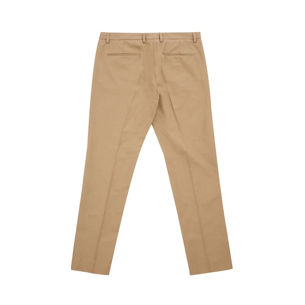 Pantalon en Coton Brun Élégant Lardini pour Femmes