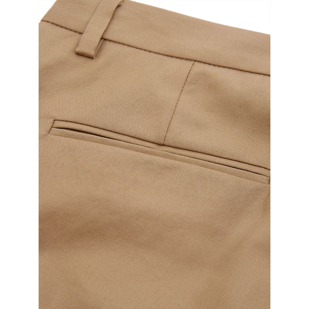 Pantalon en Coton Brun Élégant Lardini pour Femmes