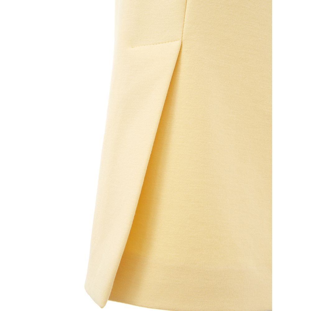 Jupe Élégante Jaune en Viscose pour Femmes - Lardini