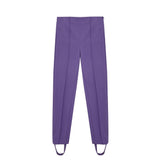 Pantalon Viscose Élégant Violet Lardini - Design Italien Luxueux