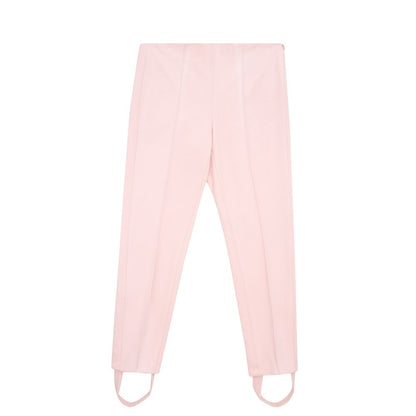 Pantalon en viscose rose élégant Lardini pour un style chic.
