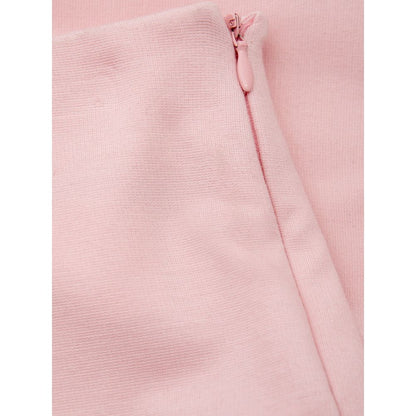 Pantalon en viscose rose élégant Lardini pour un style chic.