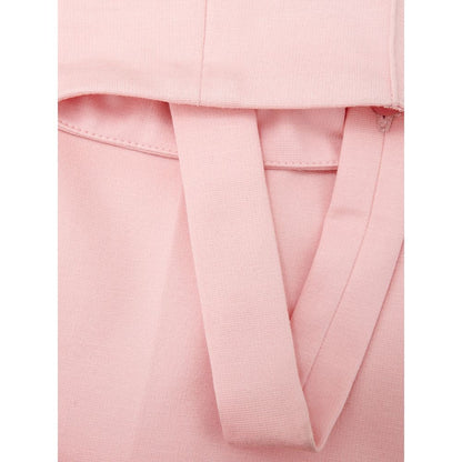 Pantalon en viscose rose élégant Lardini pour un style chic.