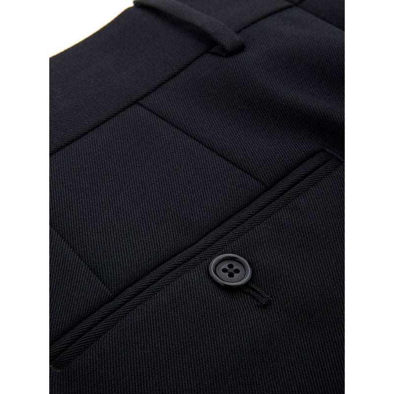Dolce &amp; Gabbana elegante zwarte polyester broek voor heren