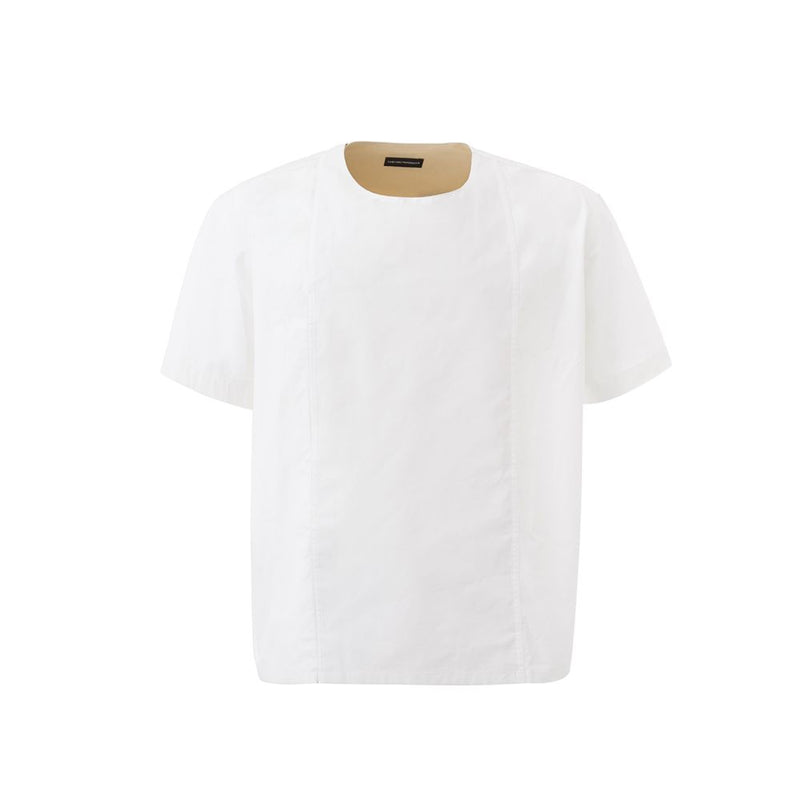 Wit katoenen T-shirt van Emporio Armani