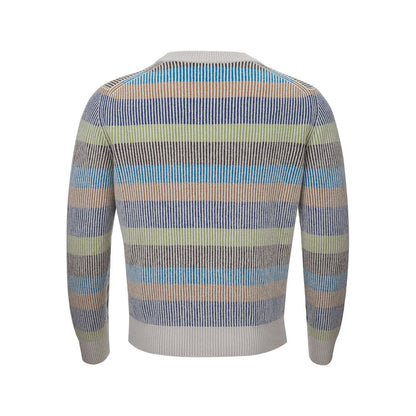 Gran Sasso Elegant Multicolor Cashmere Trui voor Heren