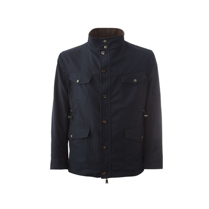 Veste en laine élégante bleu pour homme de Lardini