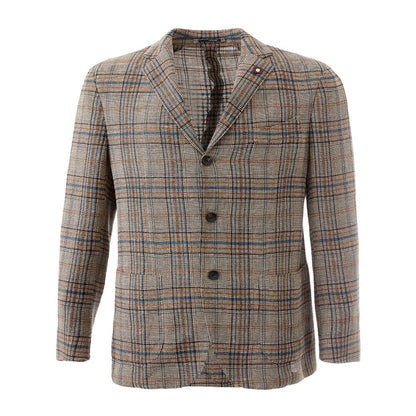 Veste en lin multicolore élégante de Lardini
