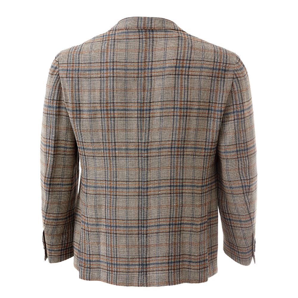 Veste en lin multicolore élégante de Lardini