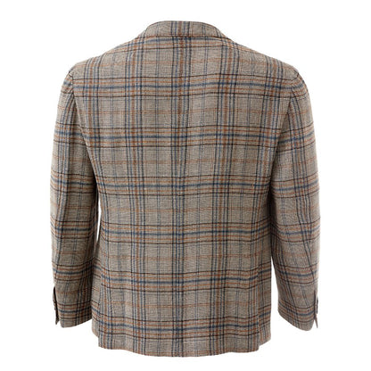 Veste en lin multicolore élégante de Lardini