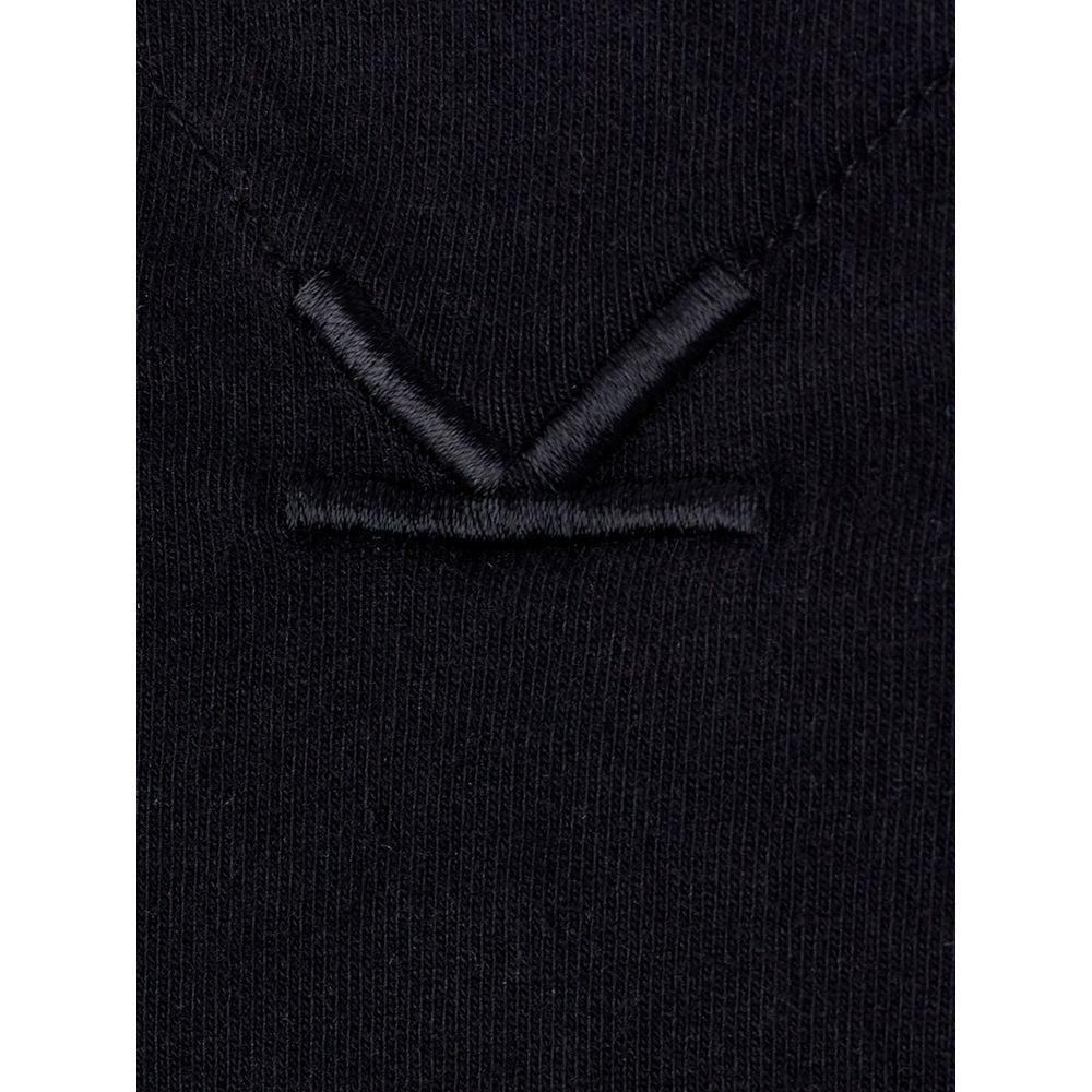 T-shirt en coton Kenzo, élégant, noir intemporel