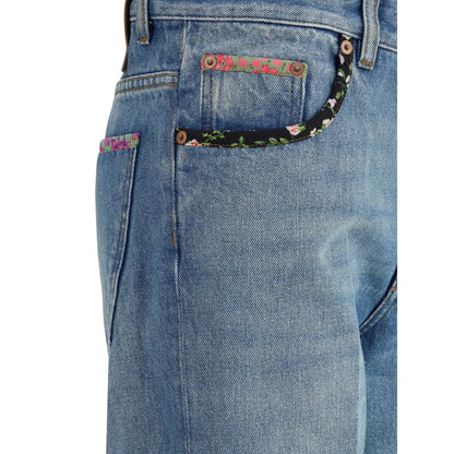 Valentino jeans met bloemmotieven