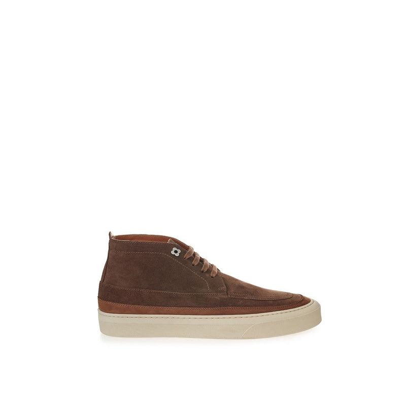 Lardini Elegant Suede Sneakers - Rich Brown for Men