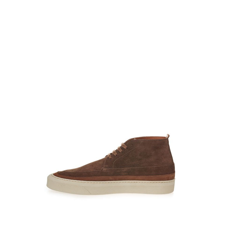 Lardini Elegant Suede Sneakers - Rich Brown for Men