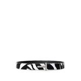 Ceinture en Cuir Noir et Blanc Tom Ford - Accessoire Élégant