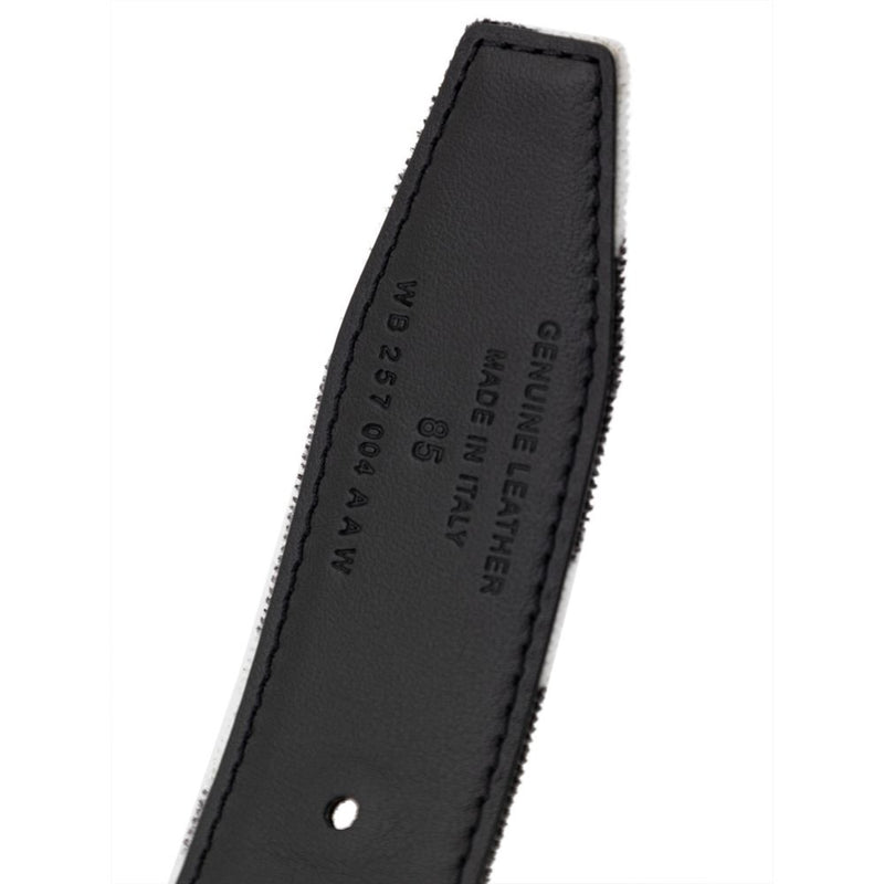 Tom Ford Black And White Leather Belt - Elegant Accessory