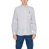 Chemise en lin beige US POLO ASSN.