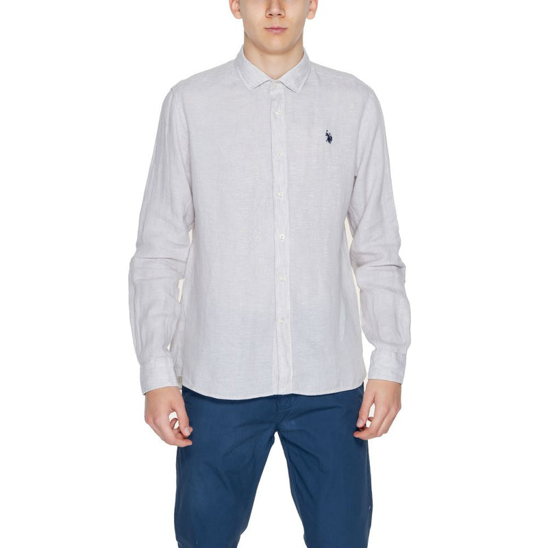 U.S. POLO ASSN. Beige Linen Shirt