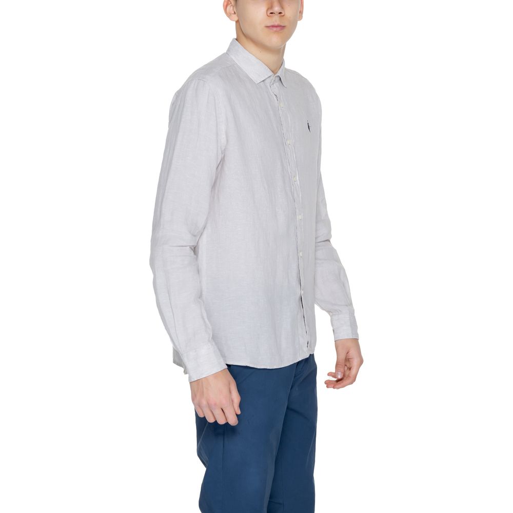 Chemise en lin beige US POLO ASSN.