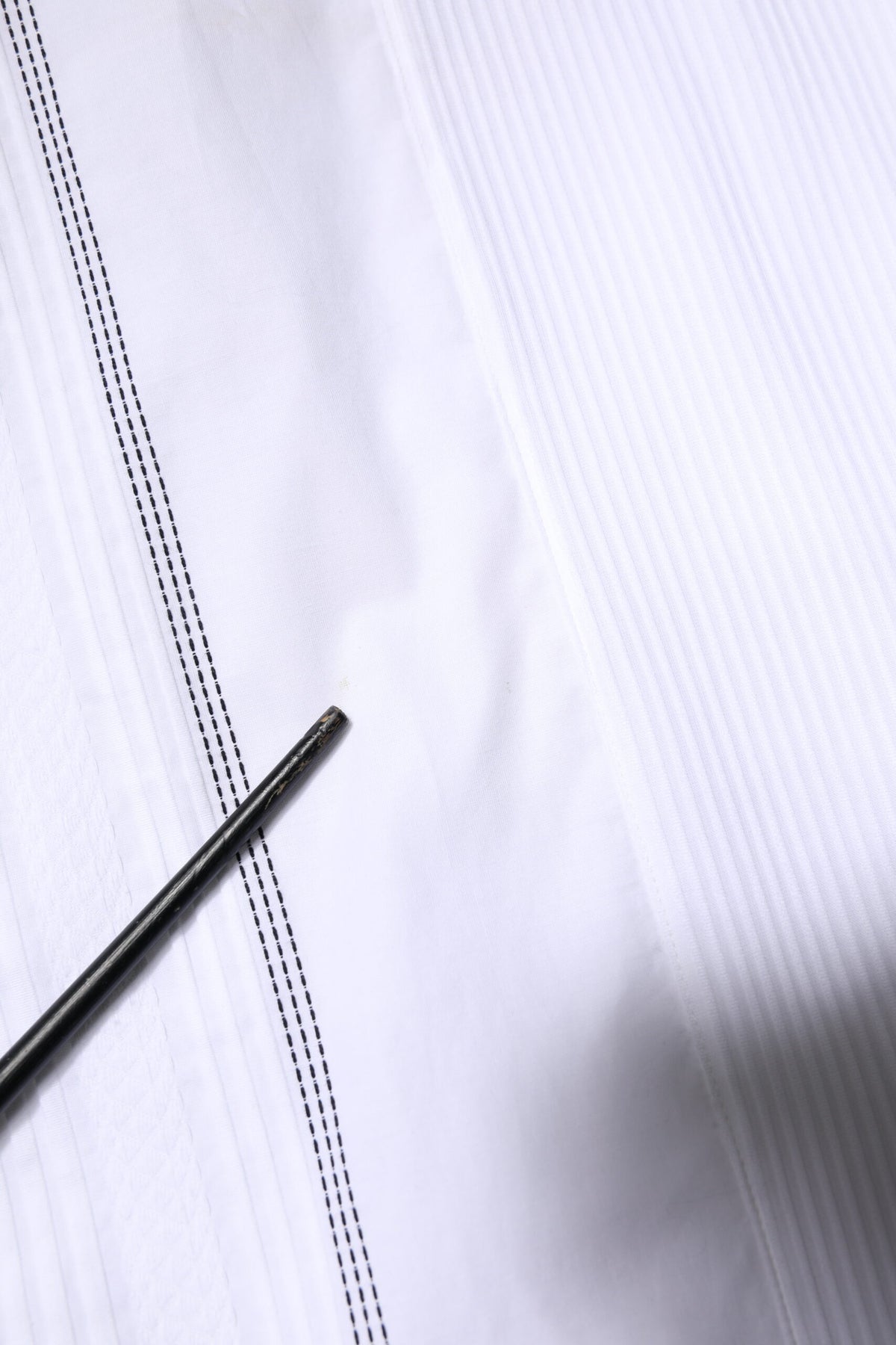 Chemise à manches longues en coton blanc à boutons de Dolce &amp; Gabbana
