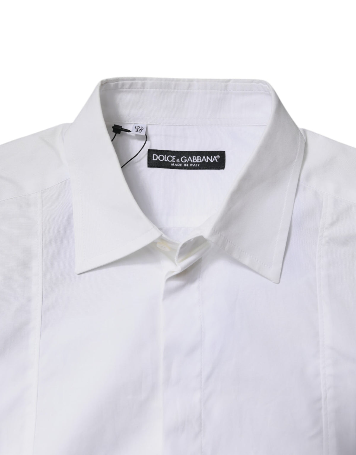 Chemise habillée à col blanc en coton de Dolce &amp; Gabbana