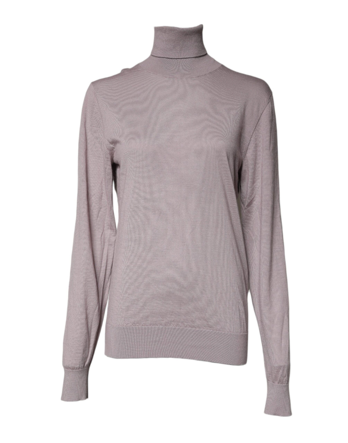Pull en cachemire à col montant brun de Dolce &amp; Gabbana