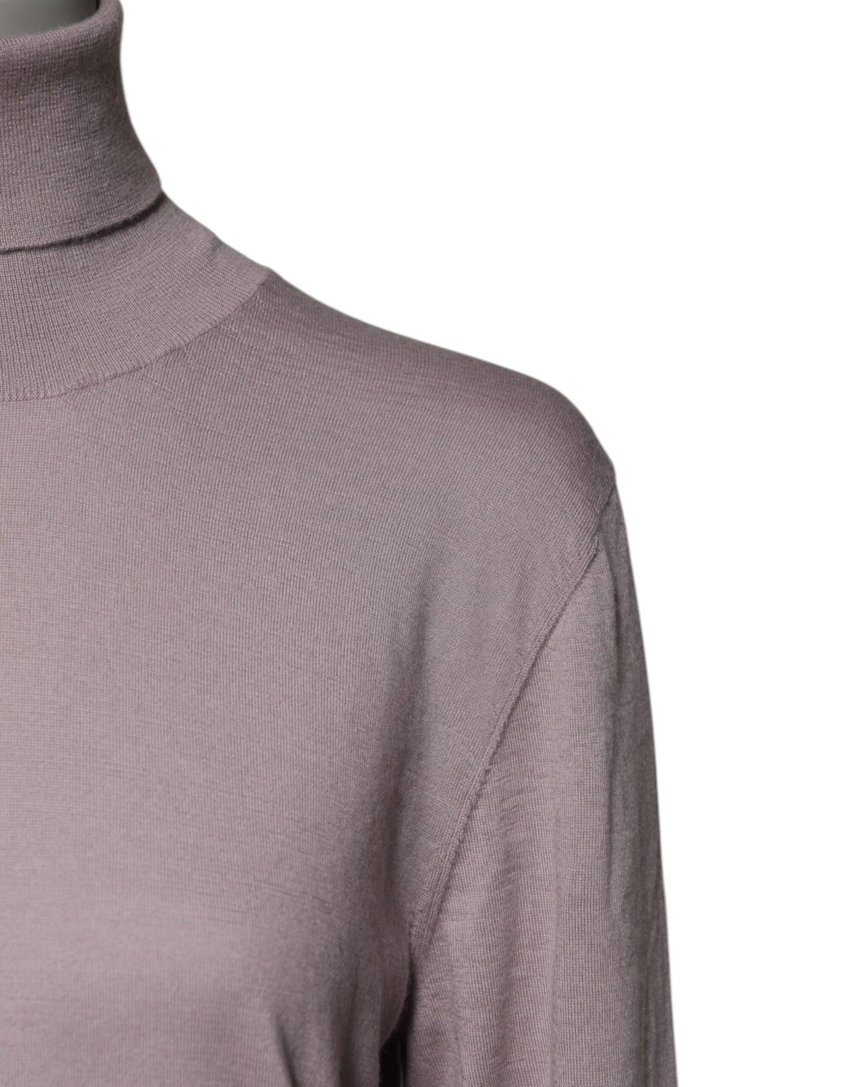 Pull en cachemire à col montant brun de Dolce &amp; Gabbana