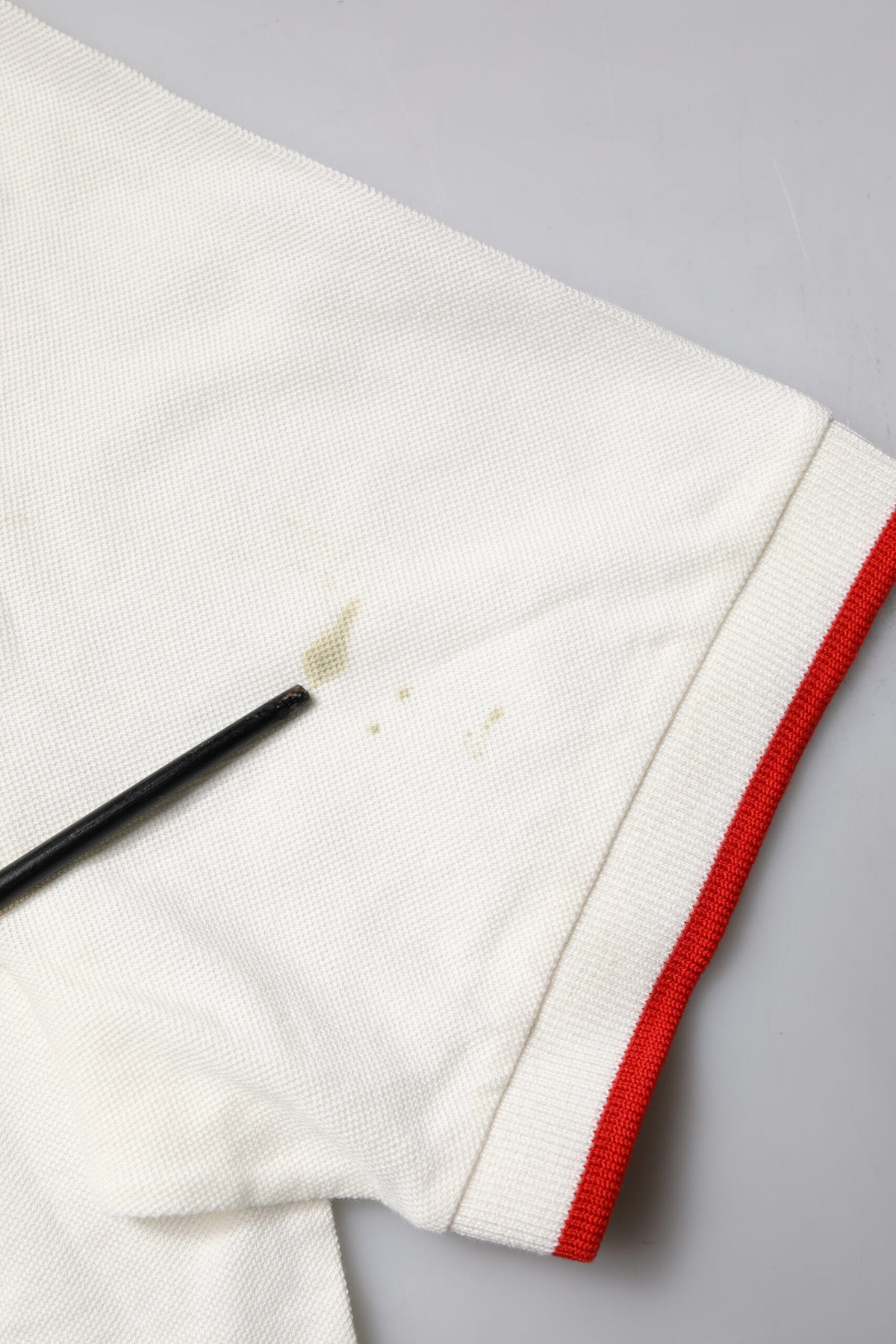 Polo homme en coton blanc à col et logo Dolce &amp; Gabbana