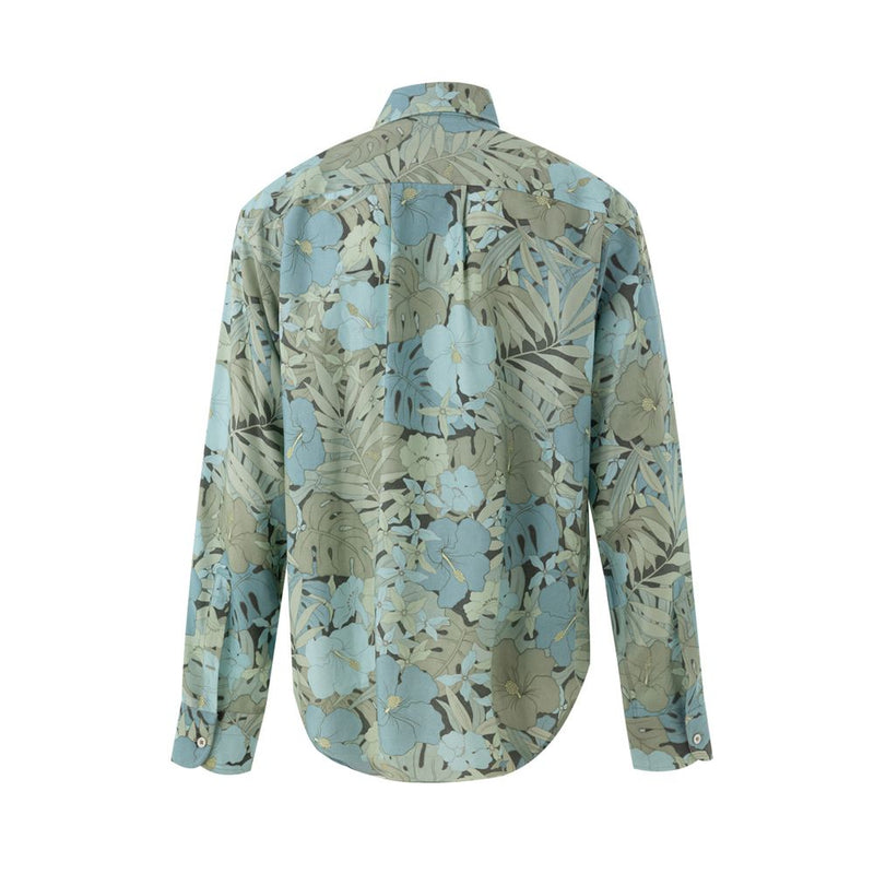 Tom Ford blauw lyocell overhemd
