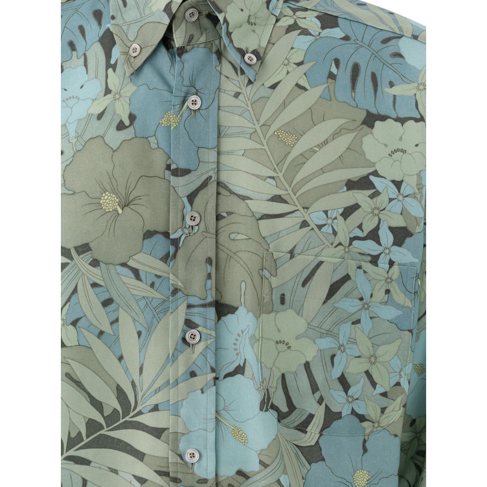 Chemise en Lyocell Bleu de Tom Ford