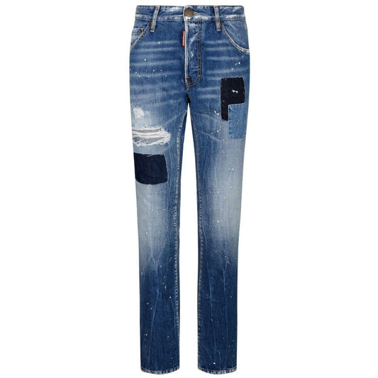 Dsquared² Blauwe Katoenen Jeans & Broek