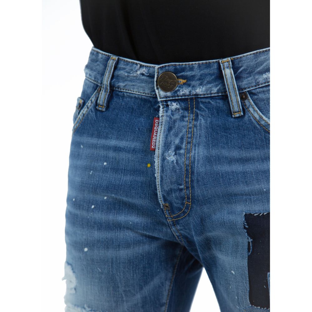 Dsquared² Blauwe Katoenen Jeans & Broek