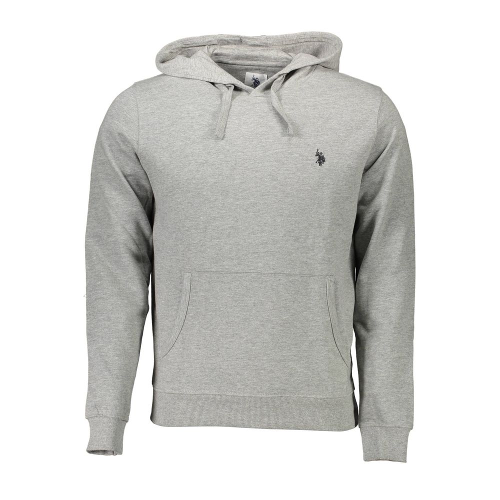 Sweat-shirt gris en coton pour homme US POLO ASSN.
