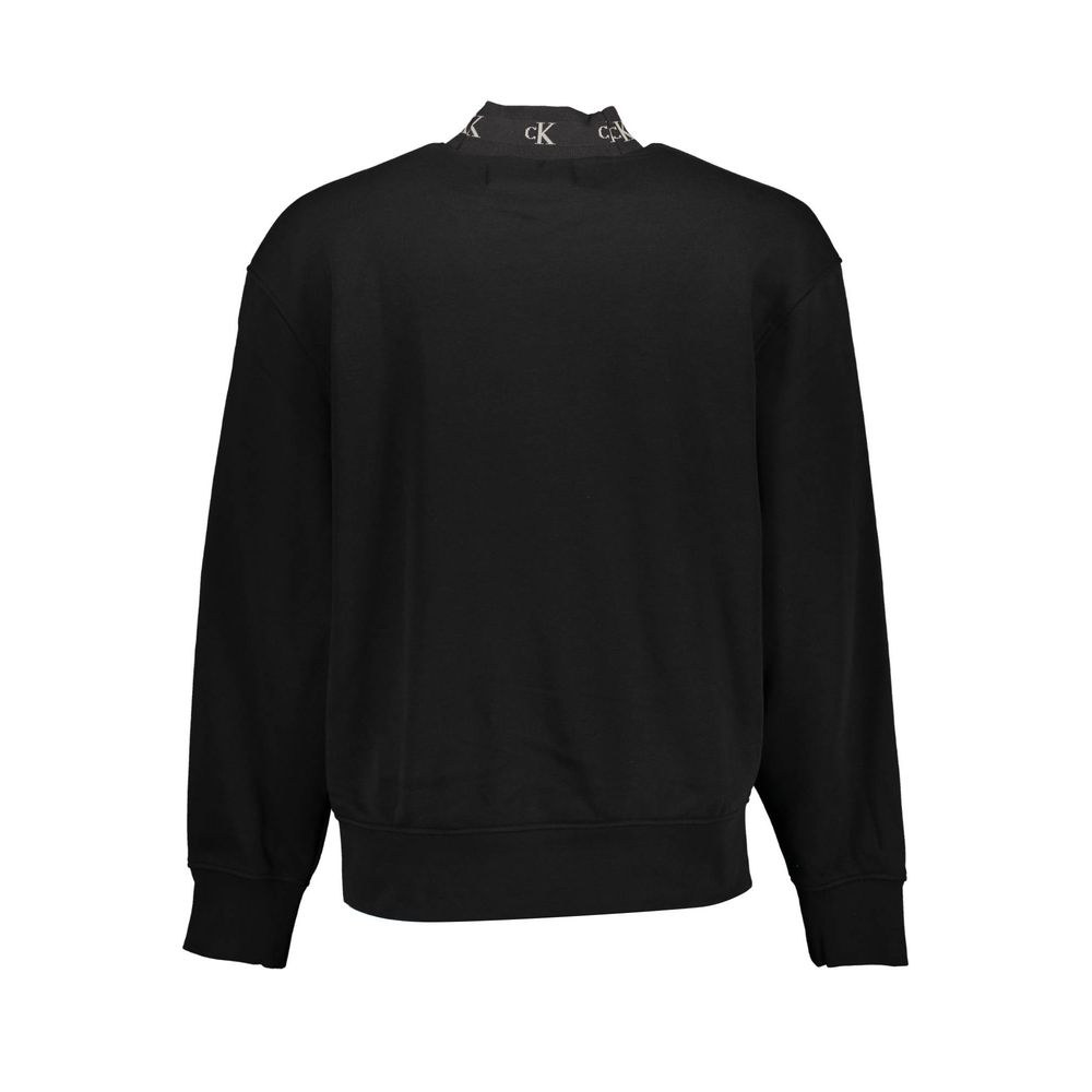 Pull en coton noir pour homme Calvin Klein