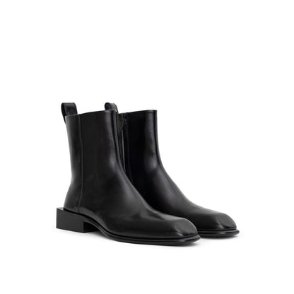 Botte en cuir noir d'Alexander Wang