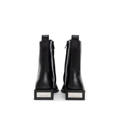 Botte en cuir noir d'Alexander Wang