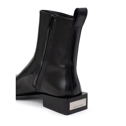 Botte en cuir noir d'Alexander Wang