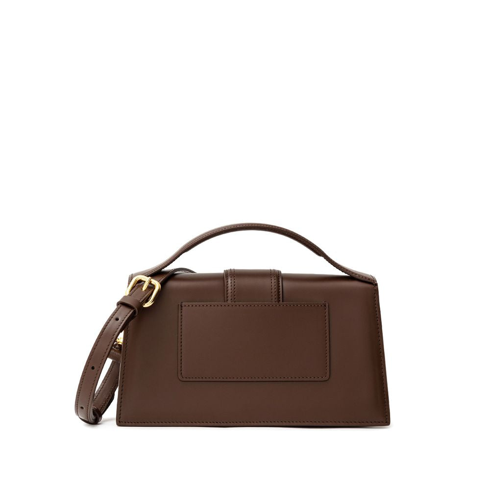 Sac à main en cuir marron de Jacquemus