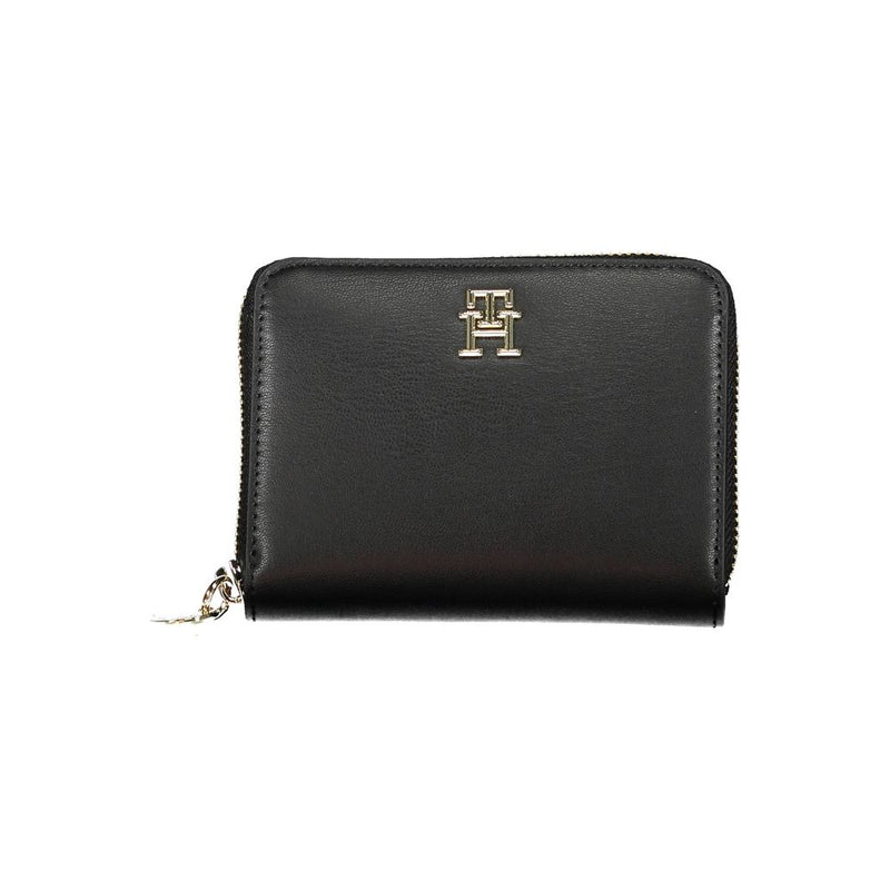 Tommy Hilfiger Black Polyethylene Women Wallet - Stylish & Durable