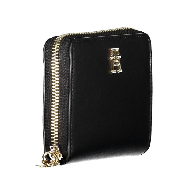 Tommy Hilfiger Black Polyethylene Women Wallet - Stylish & Durable