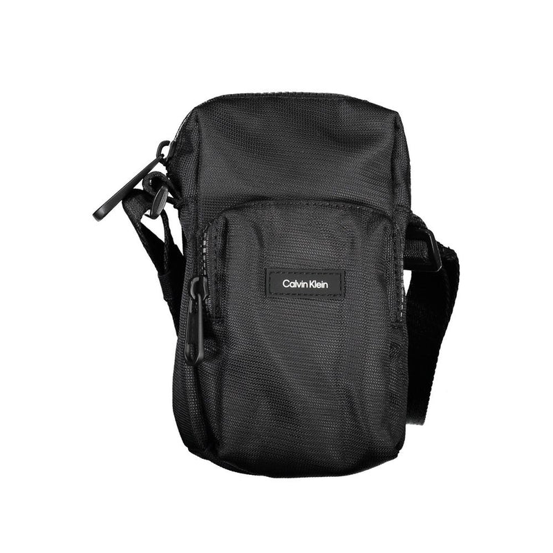 Sac à bandoulière noir élégant Calvin Klein avec détails chics