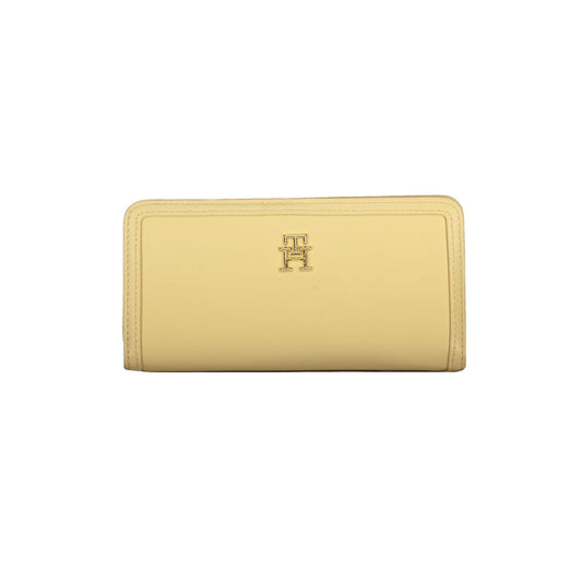 Portefeuille en polyéthylène beige Tommy Hilfiger