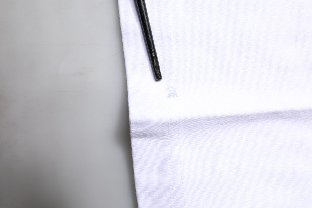 Dolce & Gabbana T-shirt Blanc Imprimé en Coton à Col Rond