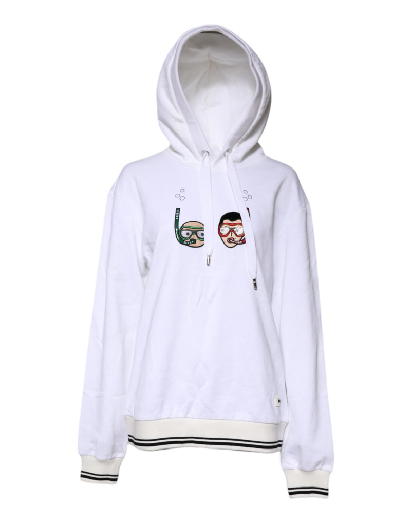 Dolce & Gabbana White #DGFamily Hooded Sweatshirt