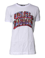 Dolce & Gabbana T-shirt en coton blanc avec logo