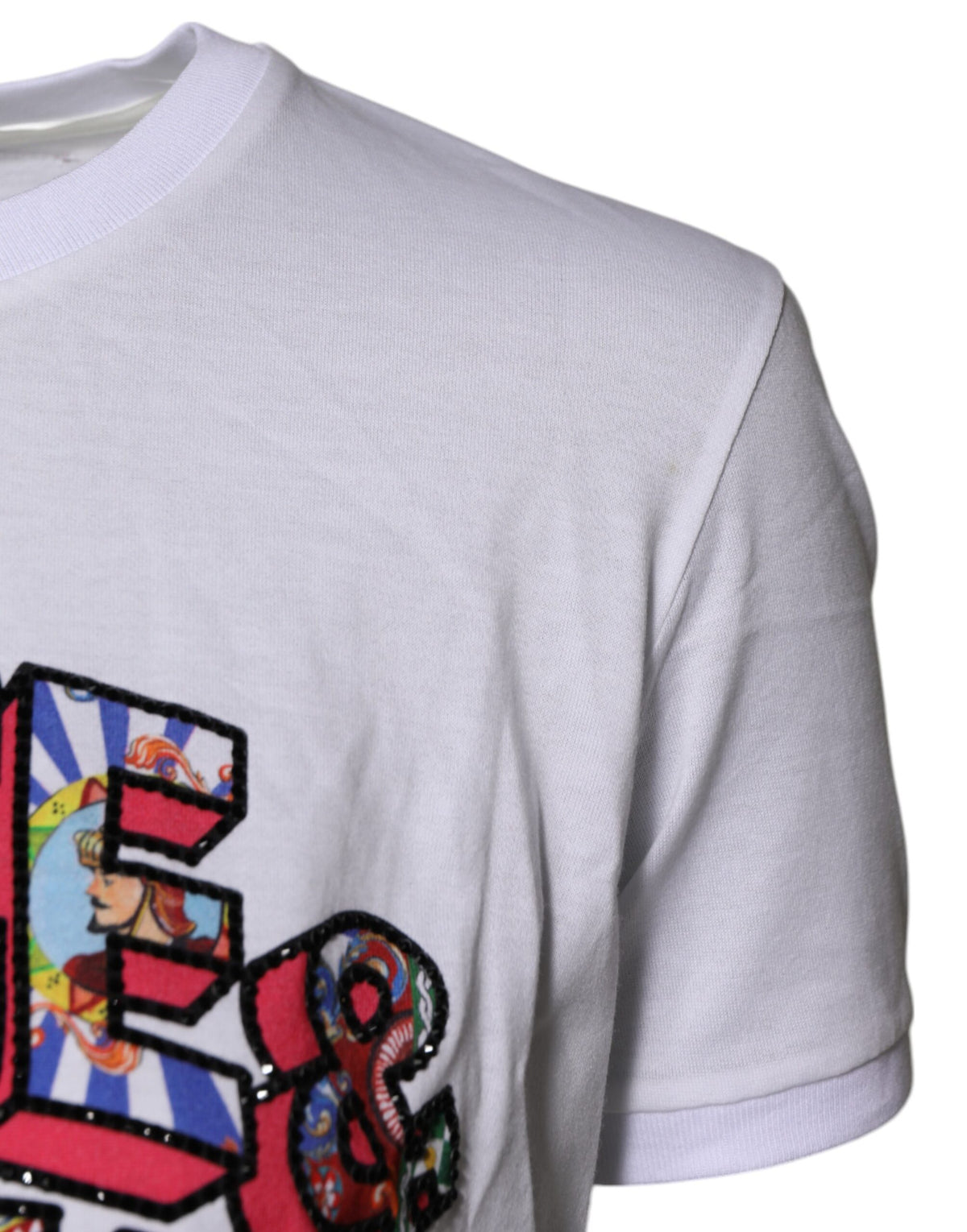 Dolce & Gabbana T-shirt en coton blanc avec logo