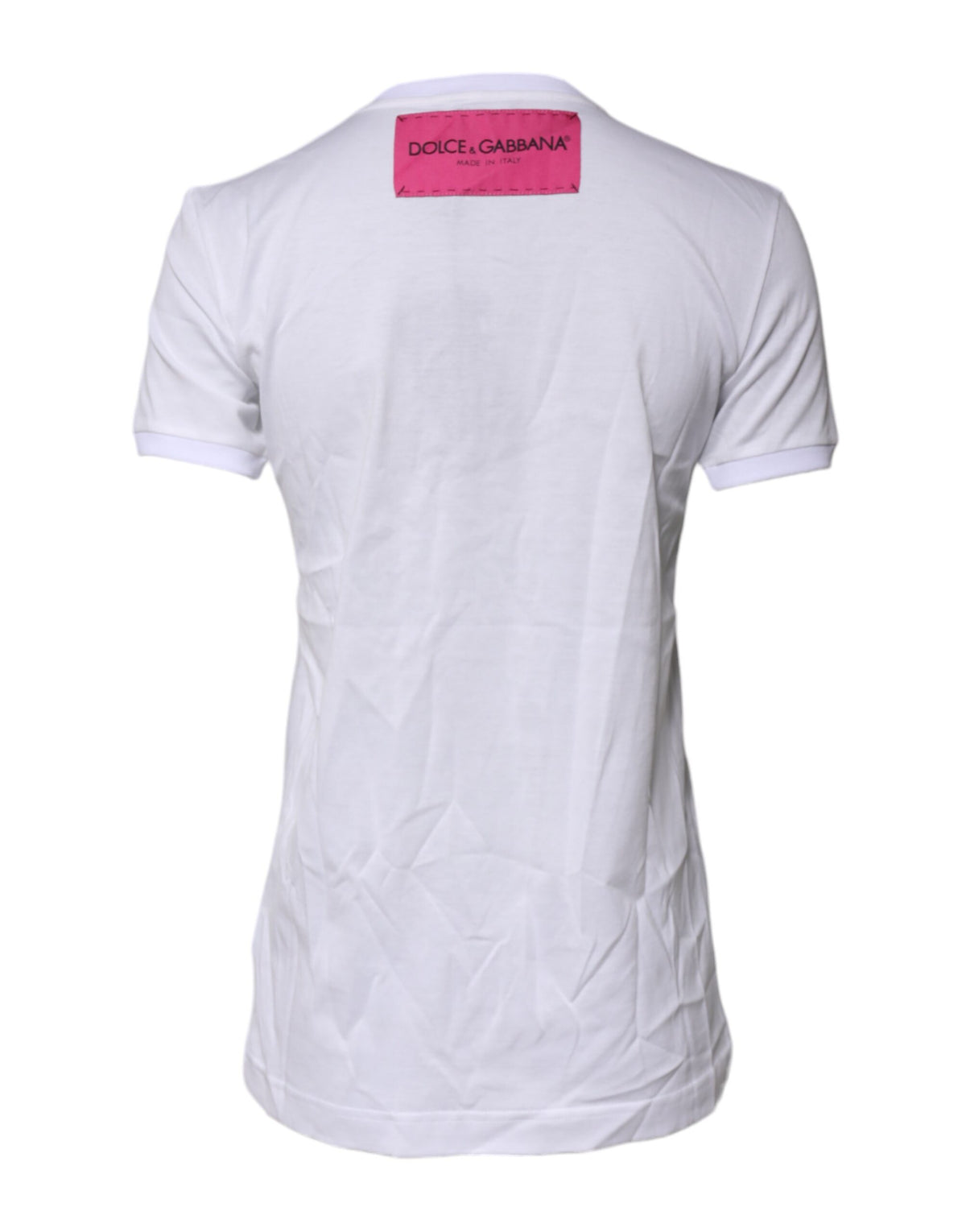 Dolce & Gabbana T-shirt en coton blanc avec logo
