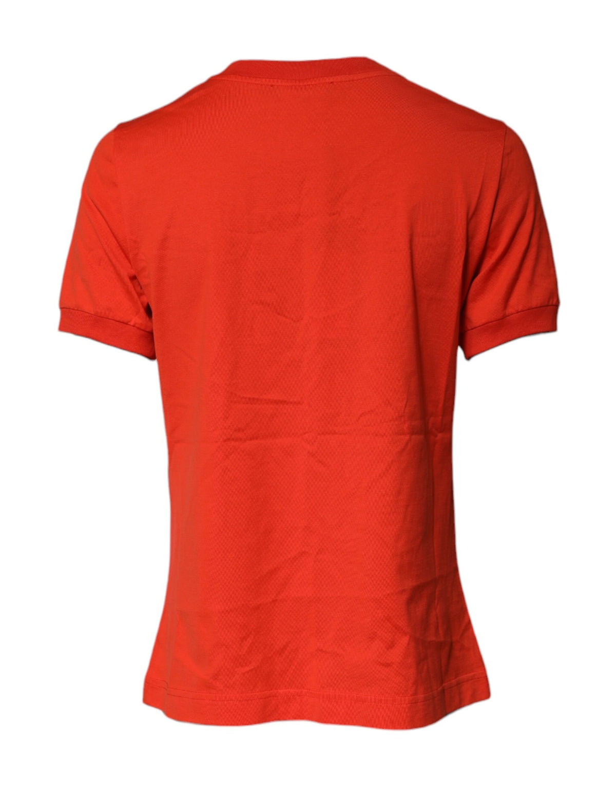 Dolce & Gabbana T-shirt en coton rouge avec broderie florale